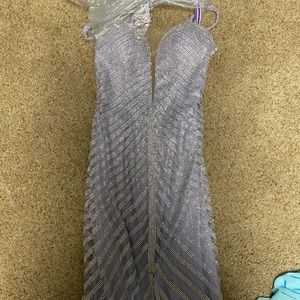 Lavender prom gown